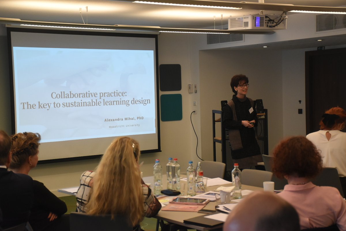 MyEADL's tweet image. Just before lunch, we heard from Alexandra Mihai, who discussed collaborative practice, the key to sustainable learning design.

Alexandra will now host a workshop where delegates can get hands-on with storyboarding as a learning design technique.

#learningdesign #Sustainability