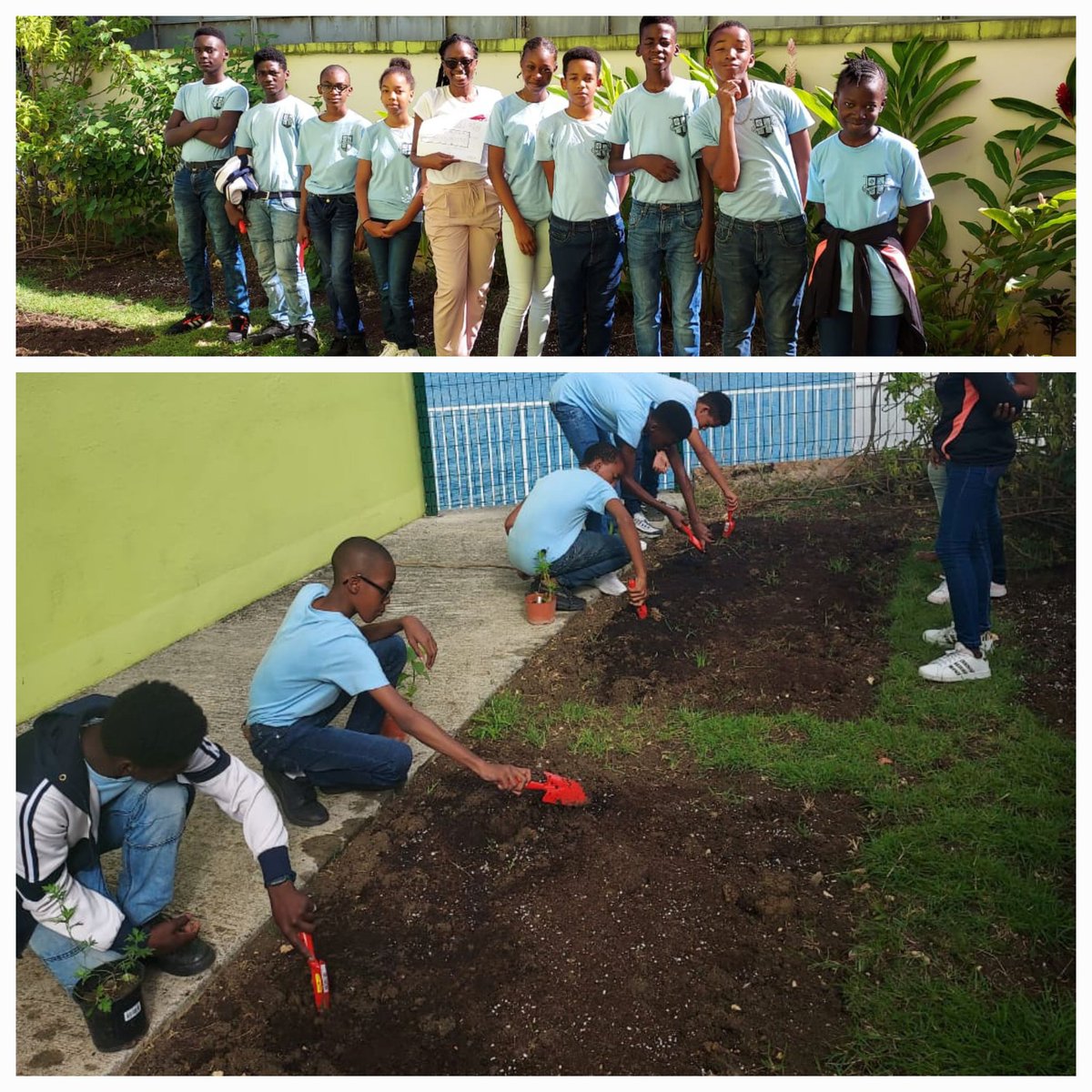 Projet des élèves Nestor de KERMADEC pour cette année 2022-2023. Refleurir notre collège sous le Projet " jaden an nou". Mettant en avant la solidarité, la connaissance et l'appropriation du collège. Sous le volet EDD, formons les citoyens de demain.