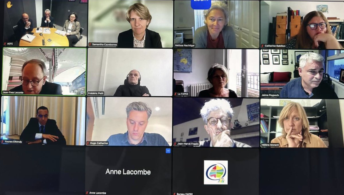 Samantha Cazebonne (@scazebonne) on Twitter photo ⏺ Webinaire de <a href="/FAPEEinfo/">FAPEE</a> sur les établissements en gestion directe de l’<a href="/aefeinfo/">AEFE</a> avec <a href="/fpetitAN/">Frédéric Petit 🇺🇦</a> <a href="/JYLeconte/">Jean-Yves LECONTE</a> <a href="/JeanHerveF/">Jean-Hervé FRASLIN</a> et Jean-Paul Négrel.
Qu'est-ce qu'un EGD ? Quelle place pour les parents ? Quelle place de l’EGD dans l’enseignement français à l’étranger ? #AEFE ⏺ Webinaire de <a href="/FAPEEinfo/">FAPEE</a> sur les établissements en gestion directe de l’<a href="/aefeinfo/">AEFE</a> avec <a href="/fpetitAN/">Frédéric Petit 🇺🇦</a> <a href="/JYLeconte/">Jean-Yves LECONTE</a> <a href="/JeanHerveF/">Jean-Hervé FRASLIN</a> et Jean-Paul Négrel.
Qu'est-ce qu'un EGD ? Quelle place pour les parents ? Quelle place de l’EGD dans l’enseignement français à l’étranger ? #AEFE