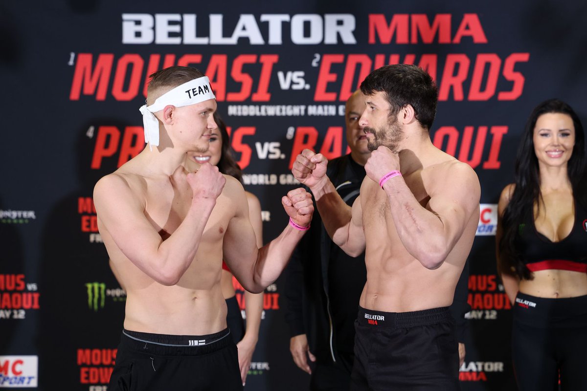 #BELLATOR296 Official Weigh-In Results:

Oliver Enkamp (<a href="/OliverEnkamp/">Oliver Enkamp</a>) (170) vs. Luca Poclit (<a href="/LucaPoclit/">Luca Poclit</a>) (169.6)