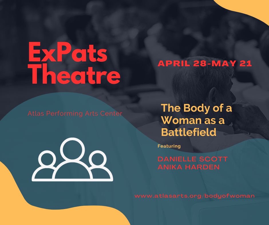 Last two weekends for “The Body of a Woman as a Battlefield". Get your tix at atlasarts.org/BodyOfWoman with the show running through May 21.@KarinRosnizeck
