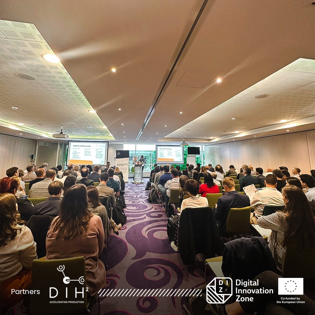 Yesterday we attended the DIH² conference in Bruxelles! 🥳 It was a great opportunity to meet and connect with the whole <a href="/edih_net/">European Digital Innovation Hubs Network</a> network and look for new partnerships for future European projects. 🤝

#edih #diz #digitalinnovationhub #dih #dih2convention