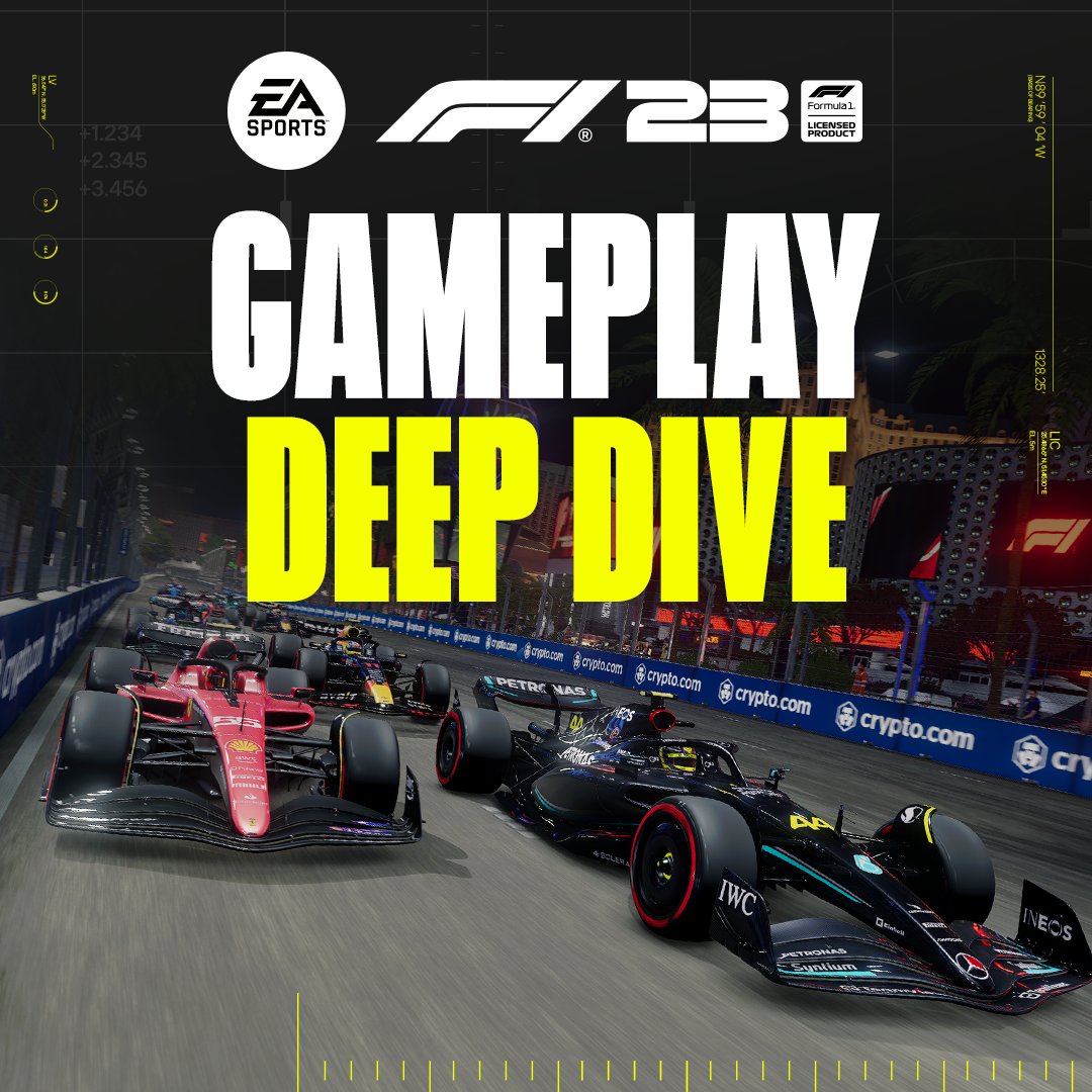 EASPORTSF1's tweet photo. The first #F123 Deep Dive will be premiering on YouTube in two hours 🕓

Set a reminder 👉 https://t.co/onll5XeLIx https://t.co/3fdN9lqs3N