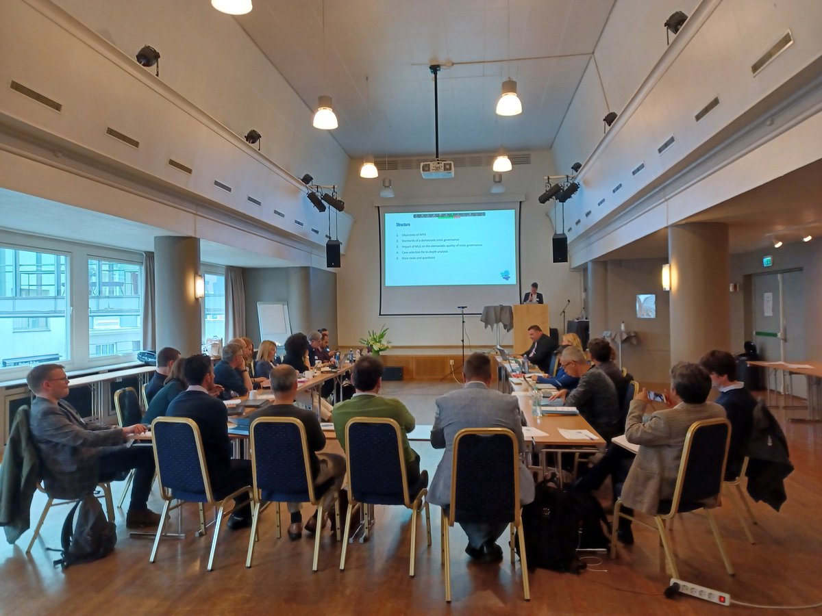 What is the role of multilevel governance in democratic legitimate decision making during crises? The 2nd @legitimult workshop graciously hosted by @UiB_sampol.

See legitimult.eu for more info on the project.