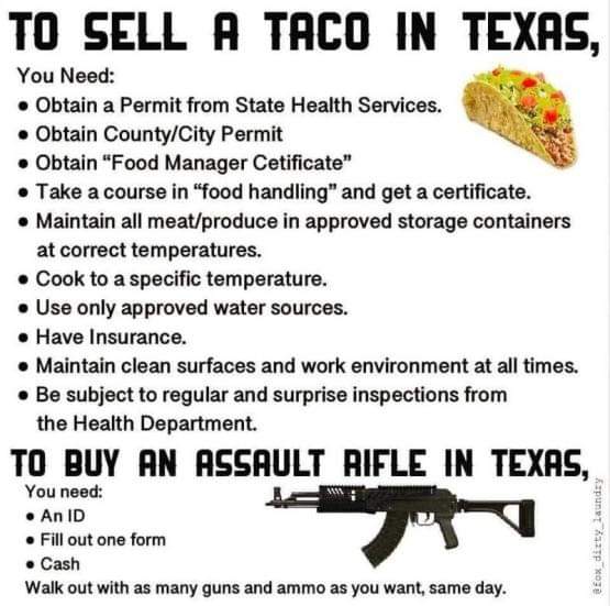NachoPolitico's tweet photo. True story......
#Texas #AssaultRifles #AllenTexas https://t.co/tiRDPQoyWZ