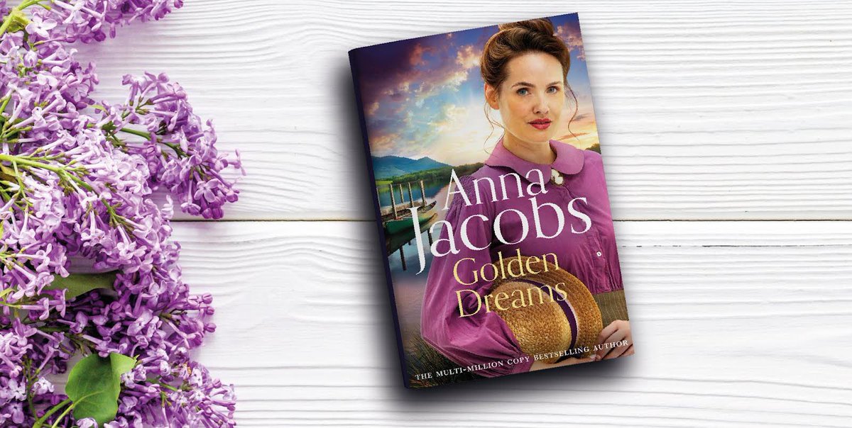 AnnaJacobsBooks's tweet photo. GOLDEN DREAMS, the second in Anna’s ‘Jubilee Lake’ series is out now in hardback, eBook &amp; audio.

Will their dreams fade to dust, or can a golden future blossom on the shores of Jubilee Lake?

https://t.co/mGjHvPZy0T https://t.co/xb5nJAG2YO