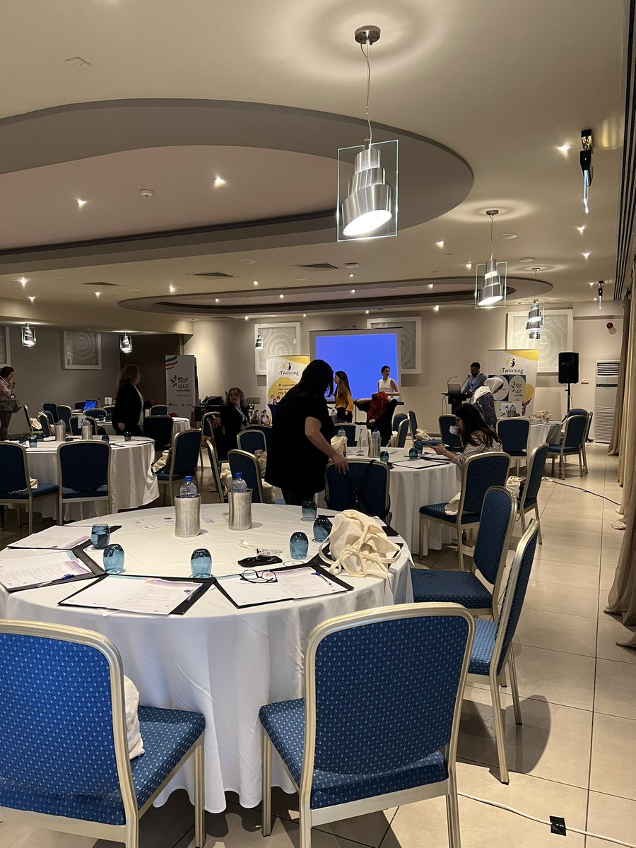 a_jradi's tweet photo. Happening now: Etwinning Contact Seminar. 
We, Lebanese Team, are so excited to engage in such an amazing experience. 

#euinlebanon #etwinningproject  #eTwinning #erasmus #erasmusplusproject #ErasmusPlus 
#CYPLEBETWINNING
 #beingcreative 
@Carolineghos @PaulineYammine @ghalwae https://t.co/3r8HRRkEOt