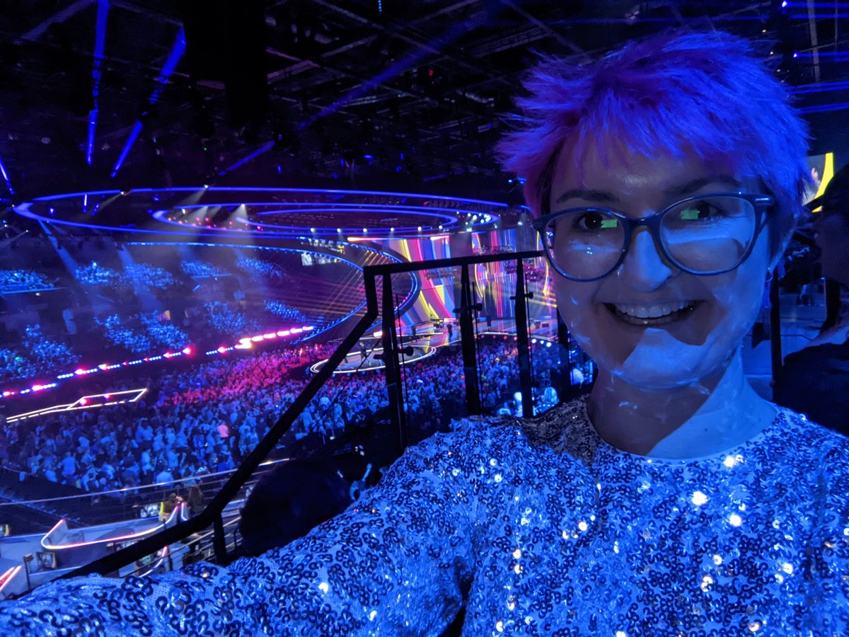 Roz_Dean's tweet photo. More Eurovision action live at the scene! #EUROVISION2023 #Eurovision #liverpool https://t.co/TpoK07ZB9C