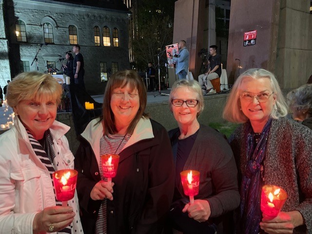 I am at the March for Life in Canada with Angelina Steenstra our National Silent No More Coordinator in Canada, Dale Barr Regional Coordinator Ontario and Julia. #marchforlifecanada #prolife