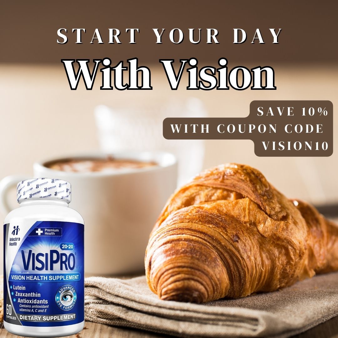 IntechraHealth's tweet photo. Start your day with vision. Have a nutritious breakfast complete with VISIPRO to support your healthy eyes. Save 10% off your VISIPRO purchase at https://t.co/8UMaPP9eXK with coupon code VISION10
https://t.co/EOaDOeb0gS
#visioncare #morningstart #discountcode https://t.co/wxSC4YJMNN