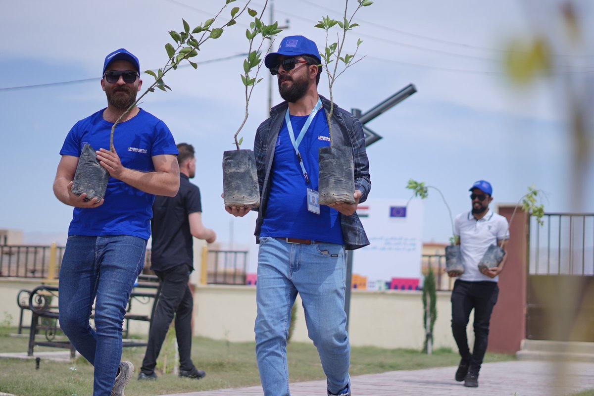 UNHabitatIRAQ's tweet photo. Thank you to the #EUMADAD fund for your continued support in promoting environmental sustainability and climate action. https://t.co/dnH15HdeZY