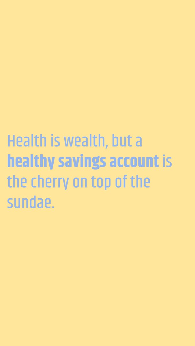 ThoSup1000's tweet photo. Health is wealth, but a healthy savings account is the cherry on top of the sundae.

#ThoughtSupplement https://t.co/YqCpm9H2M7