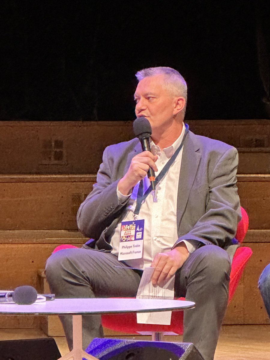 📣 Philippe Trotin de Microsoft France souligne l'importance de l'accessibilité numérique “Windows a toujours été conçu avec une facilité d'utilisation pour permettre aux personnes handicapées de l'utiliser de manière optimale.”. #AccessibilitéNumérique #Microsoft #a11yparis