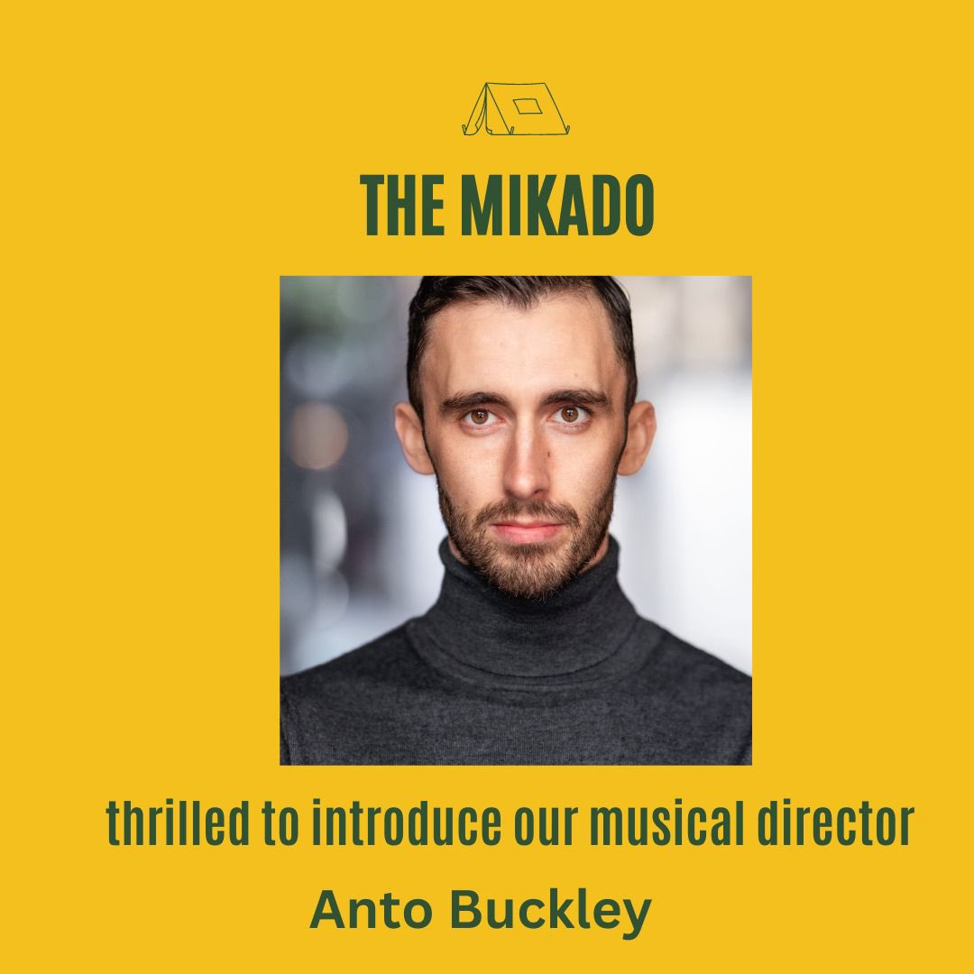 Introducing our musical director <a href="/Mr_AntoBuckley/">A Buckley</a> ⛺️