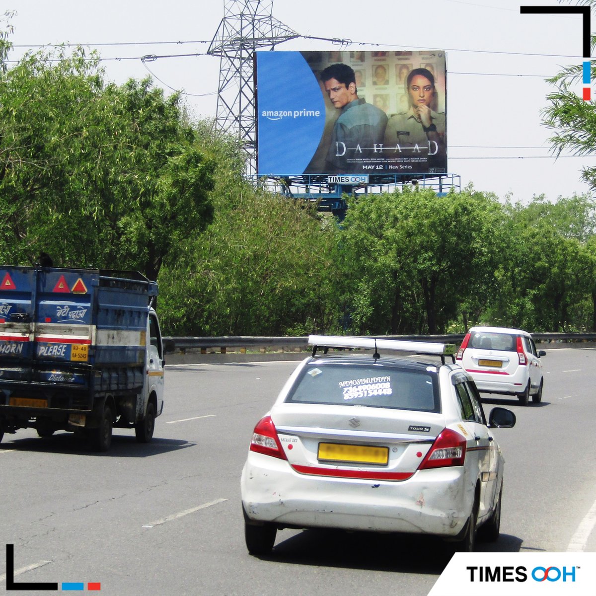 Amazon Prime makes a loud Dahaad at DND!
Promoting a new movie, Amazon Prime creates a splash at DND targeting Delhi NCR audience traveling twice a day from the arterial road.
<a href="/PrimeVideoIN/">prime video IN</a> #TimesOOH #amazon #delhi #DAHAAD #moviepromotion #OOH #outdooradvertising #outdoorbranding