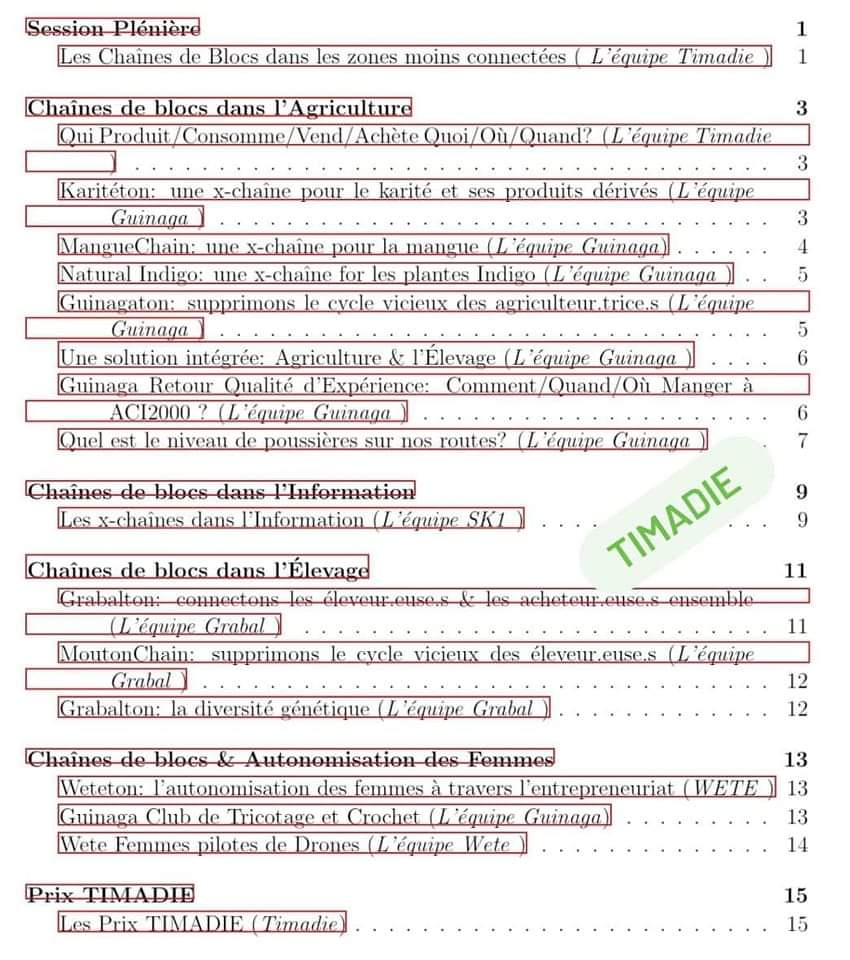 KedjuSogolo's tweet photo. #timadie  journées des chaînes de blocs https://t.co/hEMdS0Y2lo
