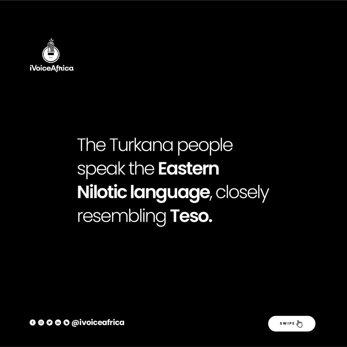 ivoiceafrica's tweet image. Do you find the #Turkana people fascinating, because we do 😄.
_
_
Tag a Turkana speaker today let us celebrate them.
.
.
#ivoiceafrica #localizationservices #digitalmarketingagency #voiceoversample #Turkana #turkanapeople #turkanaculture #kenya #uganda #africanhistory