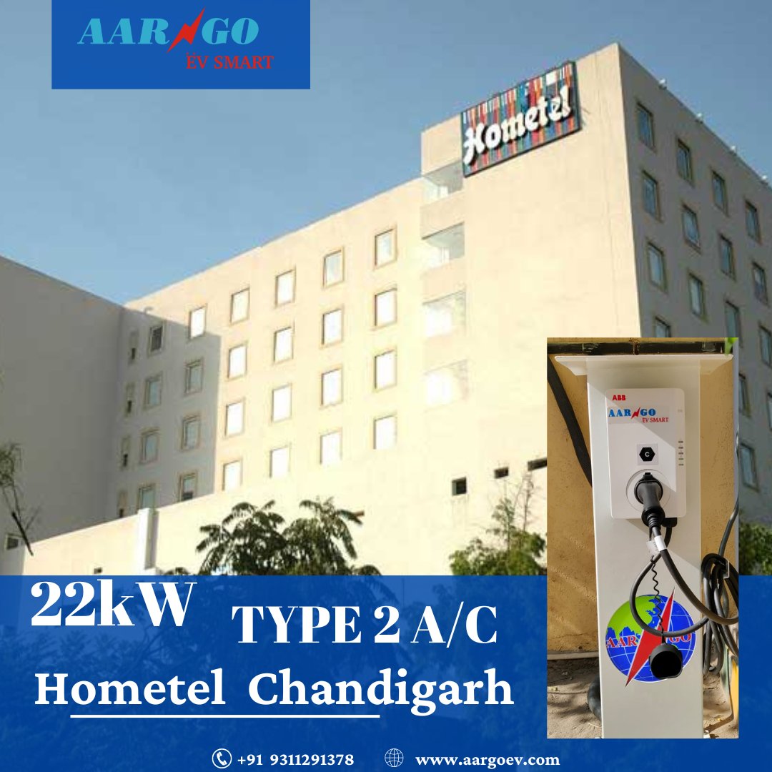 AargoEV's tweet photo. AARGO EV SMART charger now at Hometel , Chandigarh.
#aargoevsamrt #aargo #gogreen #aargocharging #environment #EVChargingSolutions #charger #EvCars #evcharging #emobility #fastcharging #ElectricVehicles #EV #chargingstation #electriccars#chandigarh#hometel https://t.co/maZHIDVYE1