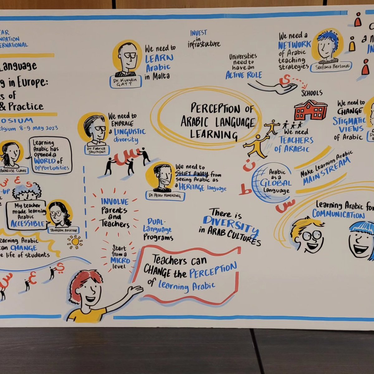 In Brussels for a symposium on multilingual education and the advancement of Arabic language learning and teaching in Europe. Happy to contribute to a change of perceptions for Arabic as a global language and encourage wider access. <a href="/CALEC_ORG/">CALEC</a> <a href="/QFIntl/">QFI</a>