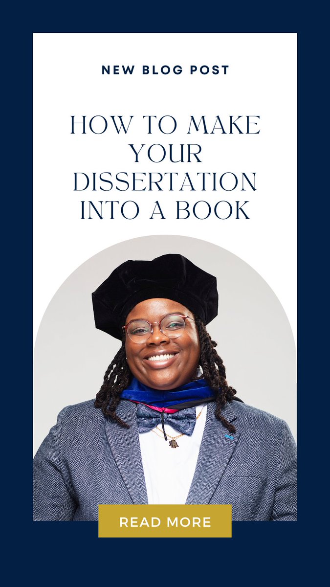 🚨MUST READ: This week's blog discusses how to make your dissertation into a book. thepeopleseditor.com/blog/steps-for… @peoples_editor #ThePeoplesEditor #BlackAcademic #Blackademic #blackwriters