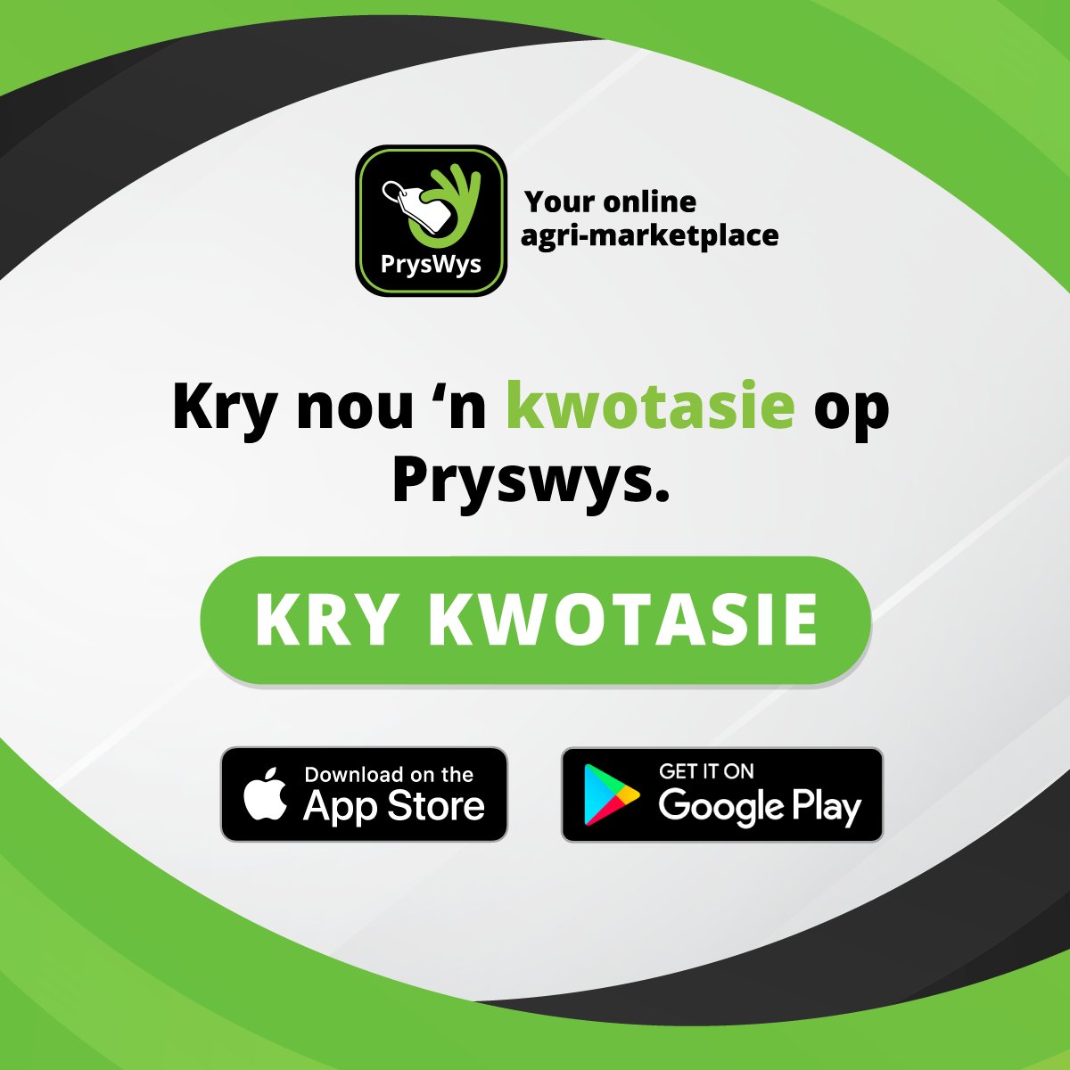 TeamSwiftVEE's tweet image. Tree voorkomend op deur middel van bosluisbeheerdip- en opgietmiddels.

Kry nou ‘n kwotasie op PrysWys.

Laai die app gratis af op die Apple store: ow.ly/Ticc50JA84M

Laai die app gratis af op Google Play: ow.ly/9oo550JA84Q

#PrysWys #agriculture #inputprices