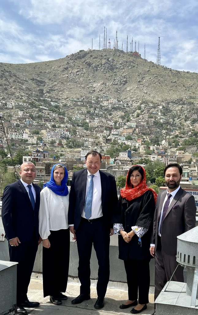 AbSuboh's tweet photo. End of 2 day’s visit by Norwegian delegation @NorwayinAFG to Kabul. A special thanks to @RaffaellaIodic2 @EUDepAmbAFG EU delegation for the support and facilitation. https://t.co/hAPo7MVKUg