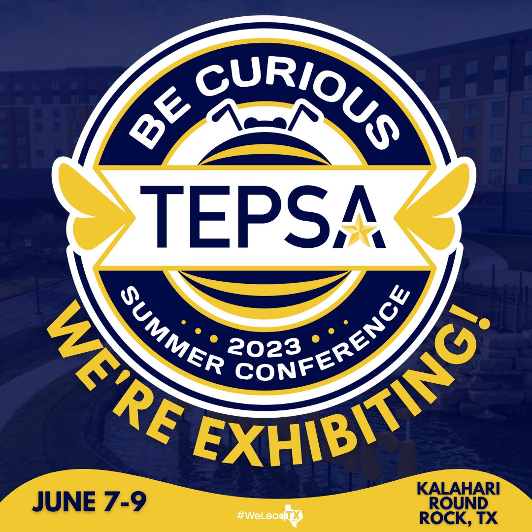 Come visit #allinlearning at TEPSA to see how we can help with Accountability and progress monitoring #weleadTX
