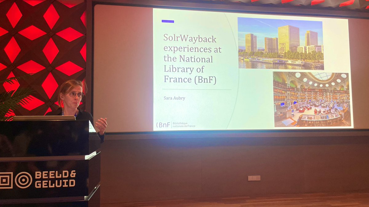 Great panel on SolrWayback: Best practice, community usage and engagement with - <a href="/ThomasEgense/">Thomas Egense</a> <a href="/saraaubry/">Sara Aubry</a> László Tóth, Youssef Eldakar and <a href="/anjacks0n/">Andy Jackson</a> #IIPCWAC2023 - search and discovery in web archives has come a long way - and I see a bright future😎
