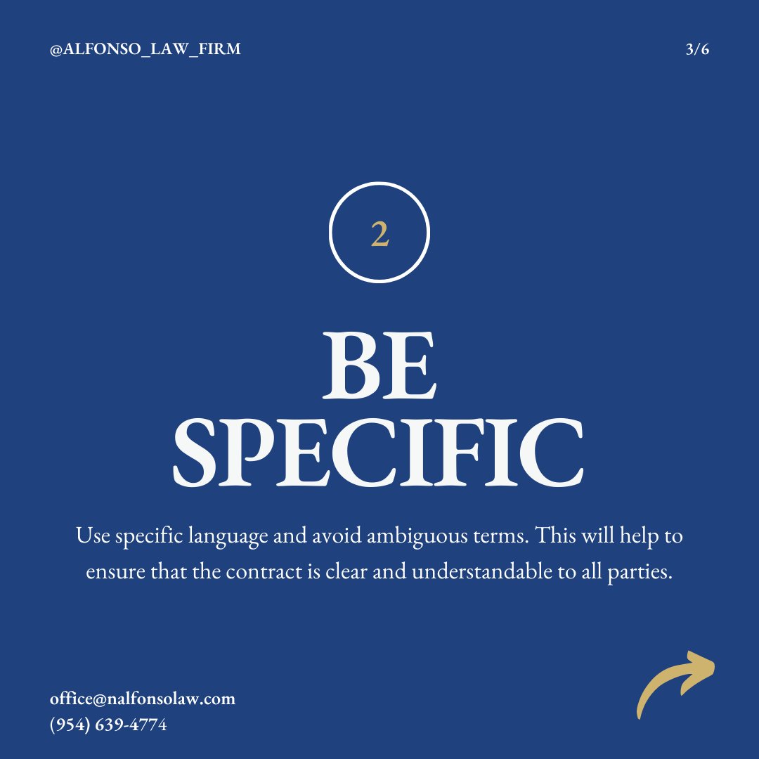 AlfonsoLawFirm's tweet image. Avoid contract disputes and protect your interests with these practical tips. 📑✅ #ContractLaw #ContractDispute