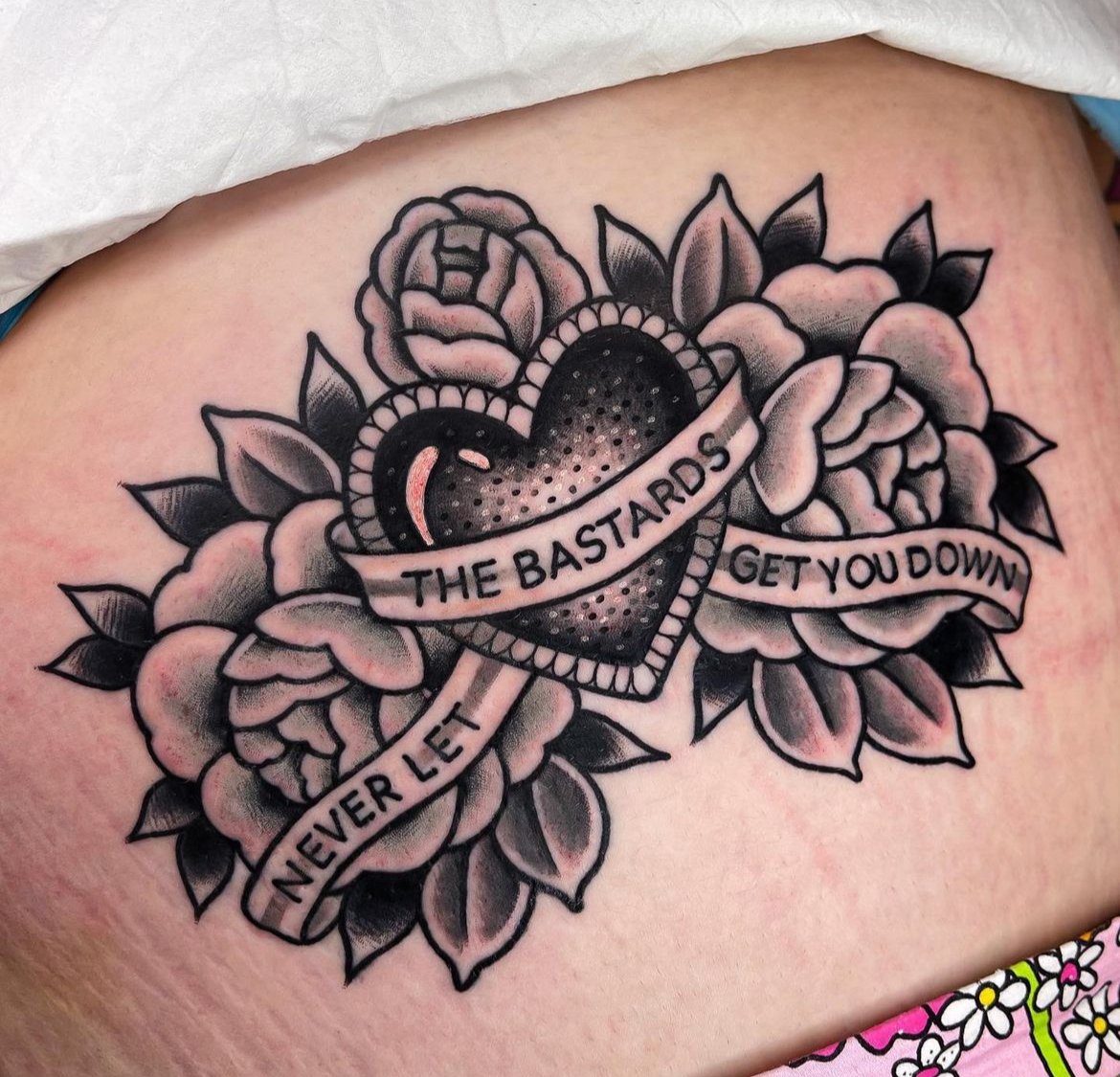 WORDS TO LIVE BY 🔥
Artist: melodycrowtattoos (on IG)