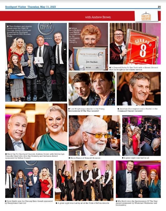 Don't miss the fantastic five pages of coverage of the Pride Of Sefton Awards in this week's Southport Visiter! Congratulations to all shortlisted, thank you to all our sponsors 🌟🤩👏👏👏
#prideofseftonawards #sefton #awards #localheroes <a href="/MikhailGroup/">Mikhail Hotel & Leisure Group</a> @InDemandRadioUK