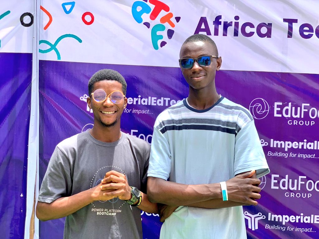 DohouDaniel10's tweet photo. #365daysofsoftwareengineering #tech #AfricaTechTeenFestival #networking
With my tech friends, @asa_ayodele and @iamebube123 (behind the camera ๐).
I'm glad I finally met @asa_ayodele from my #ALX_SE cohort 9 ๐ฅ๐ฅ
@iamebube123 ๐๐ค https://t.co/RBImX3YlaZ