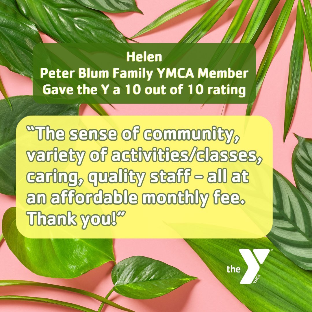 YMCAofSPBC's tweet photo. On this #Thankful Thursday, our Peter Blum Family Y is appreciative for Beth who shared this positive #review of our YMCA! View all member #feedback here: https://t.co/4Ugr3UXLm6 

#thankfulthursday #BocaY #ymcaspbc #shoutout #Yfamily #Ymember #positive https://t.co/Dm9Ore92IR
