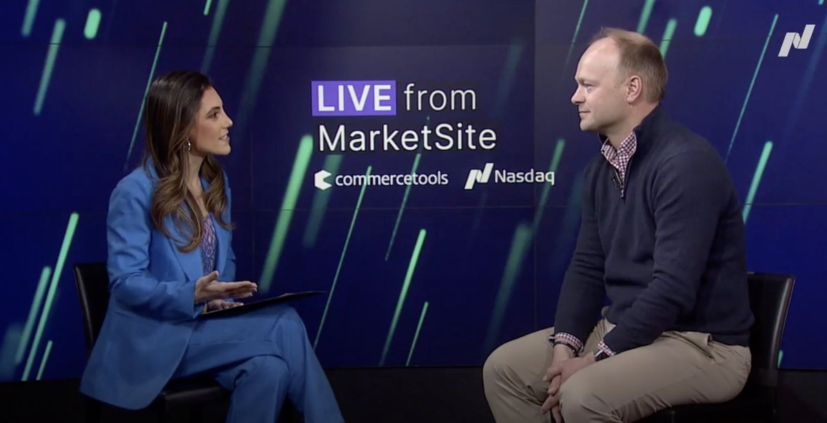commercetools's tweet photo. To celebrate our Centaur status, CEO Dirk Hoerig sat down with Kristina Ayanian from Nasdaq to discuss how we reached the +100M ARR milestone and our future growth plans. Watch the full interview here: https://t.co/OTkpSyMpYR
#commercetools #composablecommerce #nasdaq #interview https://t.co/IptIvXqVnN