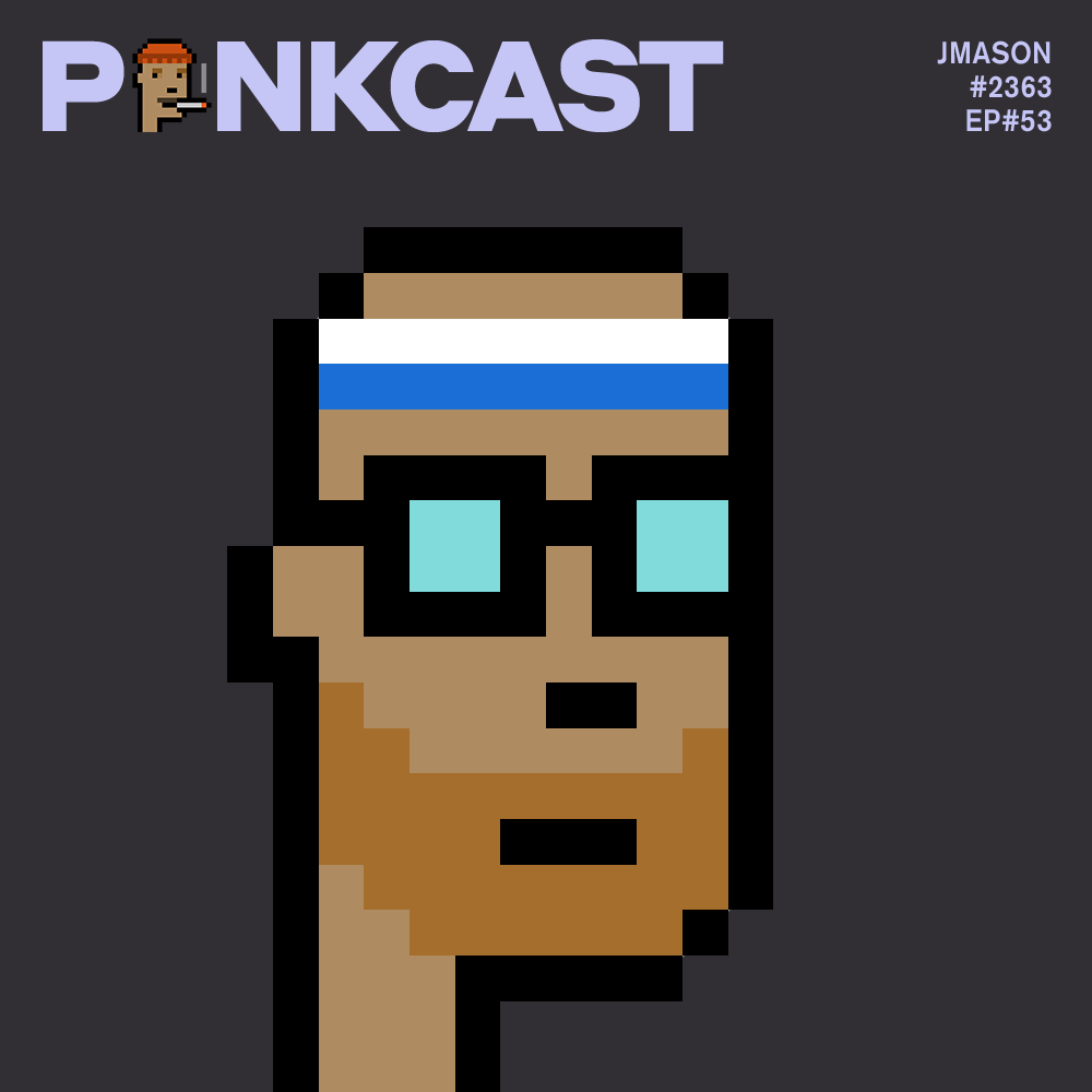 punkcastxyz's tweet photo. 1/2 gm to punks that ball ! ๐๐๏ธ๐๐ค
Episode 53: #Punk2363, @jmason_eth, Poker Player, Alternative Investments & NFT Collector
OUT NOW! Go! Go! Go!
๐
#PunkCast #Cryptopunks #3Atty #NerdGlasses #NormalBeard #Headband @cryptopunks https://t.co/vU3EUOuxDU