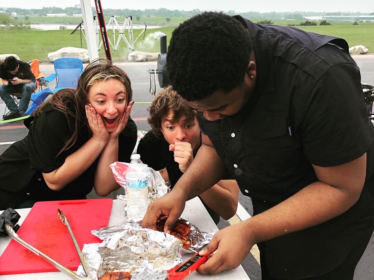 KCAL_KISD's tweet photo. KCAL's BBQ Team competed @ State &amp; did an amazing job! 🔥

Out of 52 teams, one team took 5th in dessert &amp; Pork Chop, the other took 3rd in dessert. Both teams qualified for Nationals!

#kcal #kisd #kellerisd #CelebrateKISD #CTEinKISD #theKCALconnection #kcalbbq https://t.co/Grk1pvyTvr