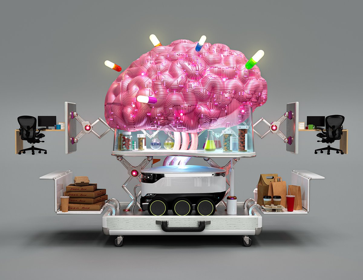 Pleased to be able to share this commission last Friday by <a href="/BBDONY/">BBDO New York</a>  and <a href="/SAP/">SAP</a>  to create a news based image. Had 10 hours from briefing to delivery.  Concept was creating a piece that included the day's top headlines then boom its up in Times Square! V.chuffed 😊#digitalart #C4D