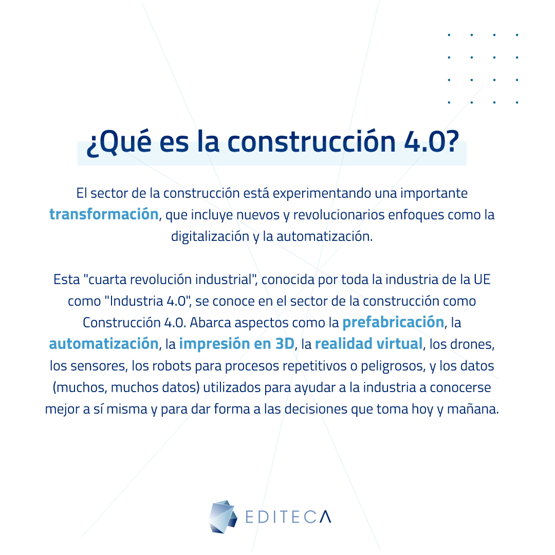 El sector de la construcción está experimentando una importante transformación, que incluye nuevos y revolucionarios enfoques como la digitalización y la automatización🖥¿Cómo está afectando esta construcción 4.0 en la #metodologíaBIM?🤔

#BIM #modeloBIM #ingeniería #Editeca