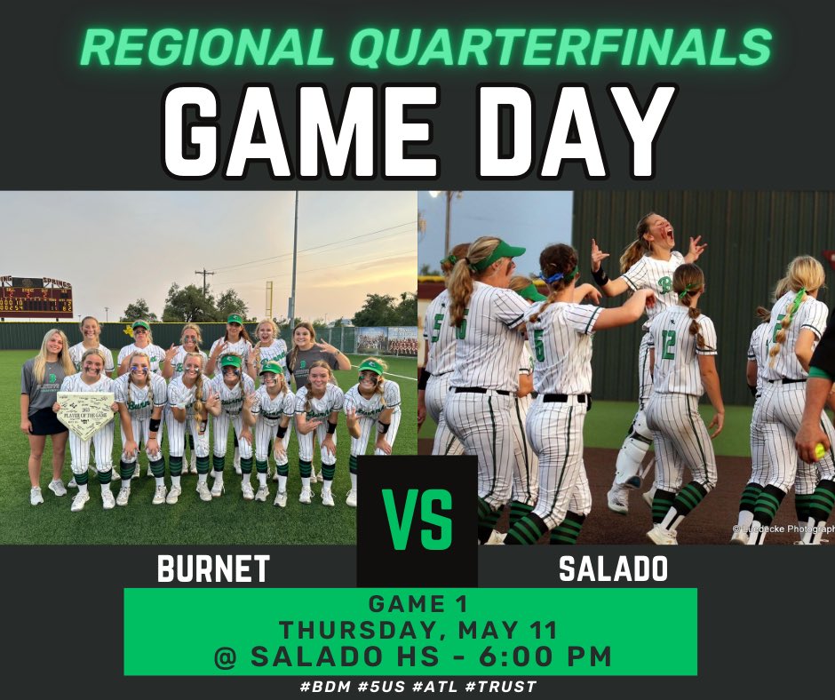 burnet_softball's tweet photo. GAME DAY!
#BDM #5US #ATL #TRUST https://t.co/9Jq4mmN5M8