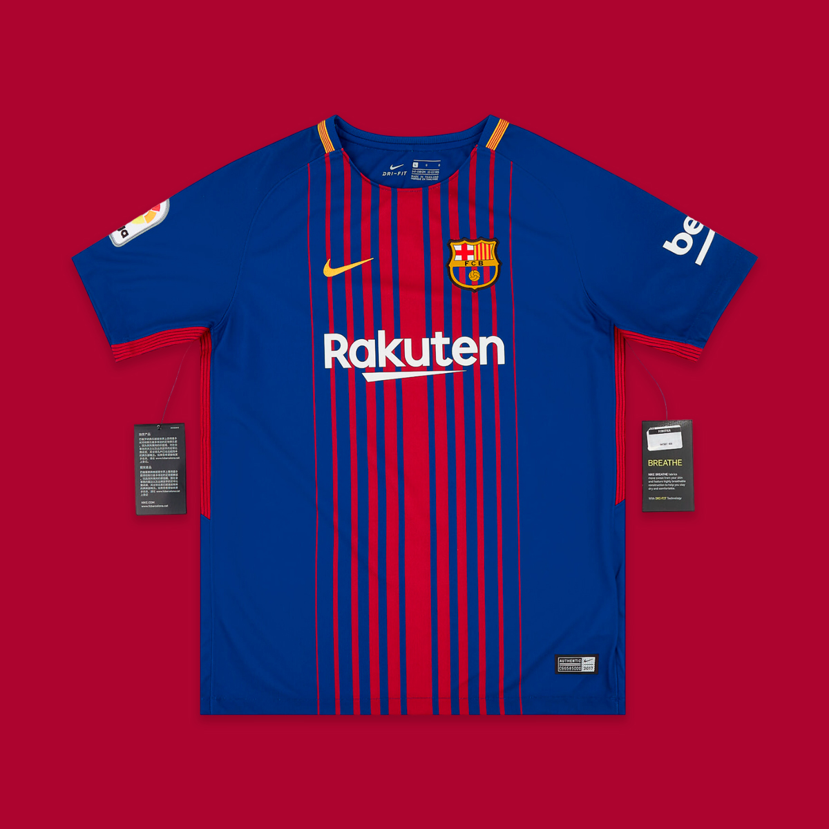 Classic Football Shirts on Twitter: "New in | 2017-18 Barcelona Home