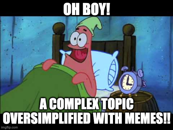 Statistical modeling from first principle.

But with memes and GIFs.

Let's start.