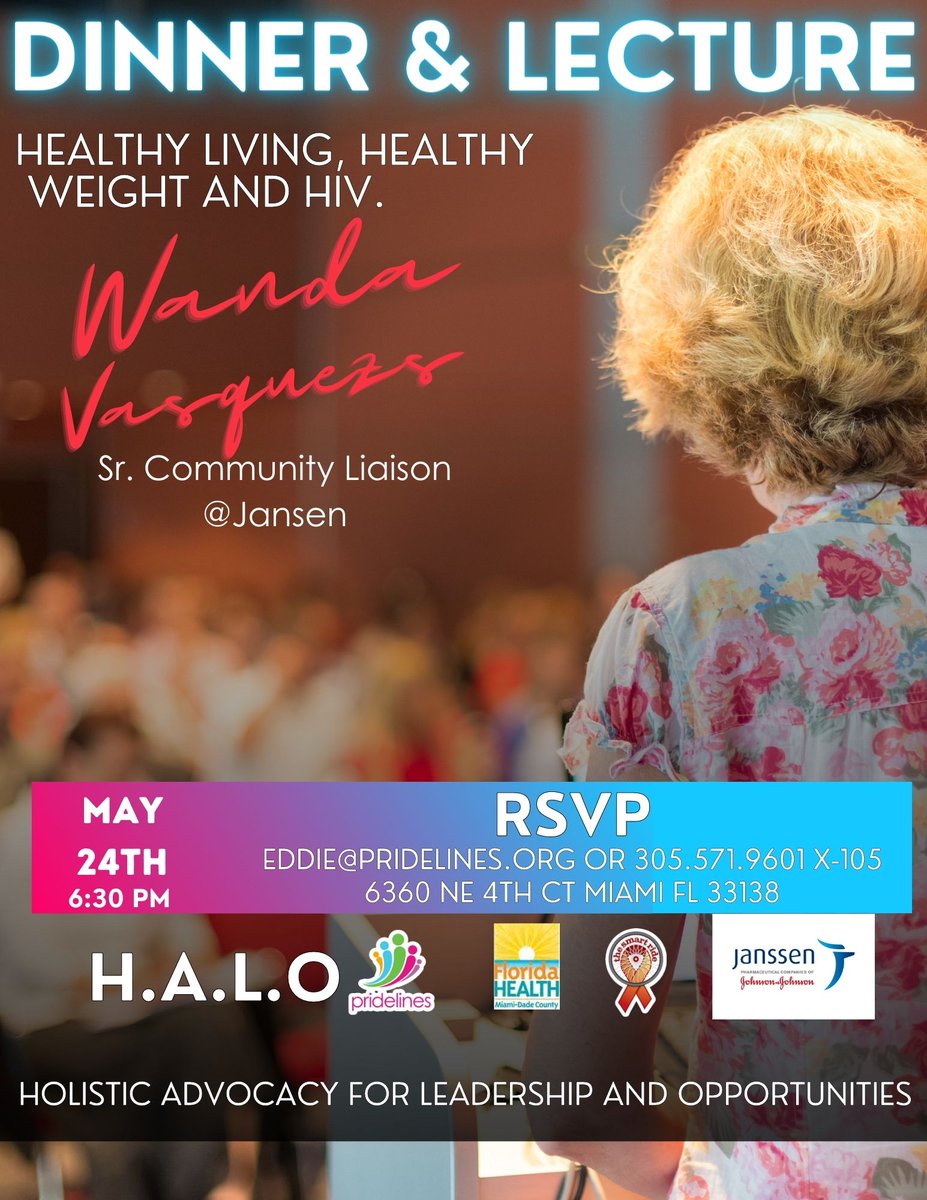 Join us on May 24th for a fabulous dinner & lecture in honor of Long Term HIV Survivors, and help us honor our Halo Award Nominees! RSVP today by contacting eddie@pridelines.org. 

#Pridelines #HaloAwards #LongTermSurvivorsDay #HIVAwareness