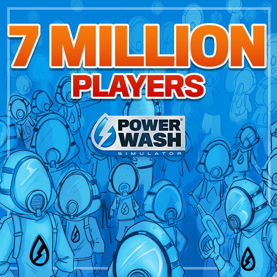 PowerWash Simulator hits seven million players