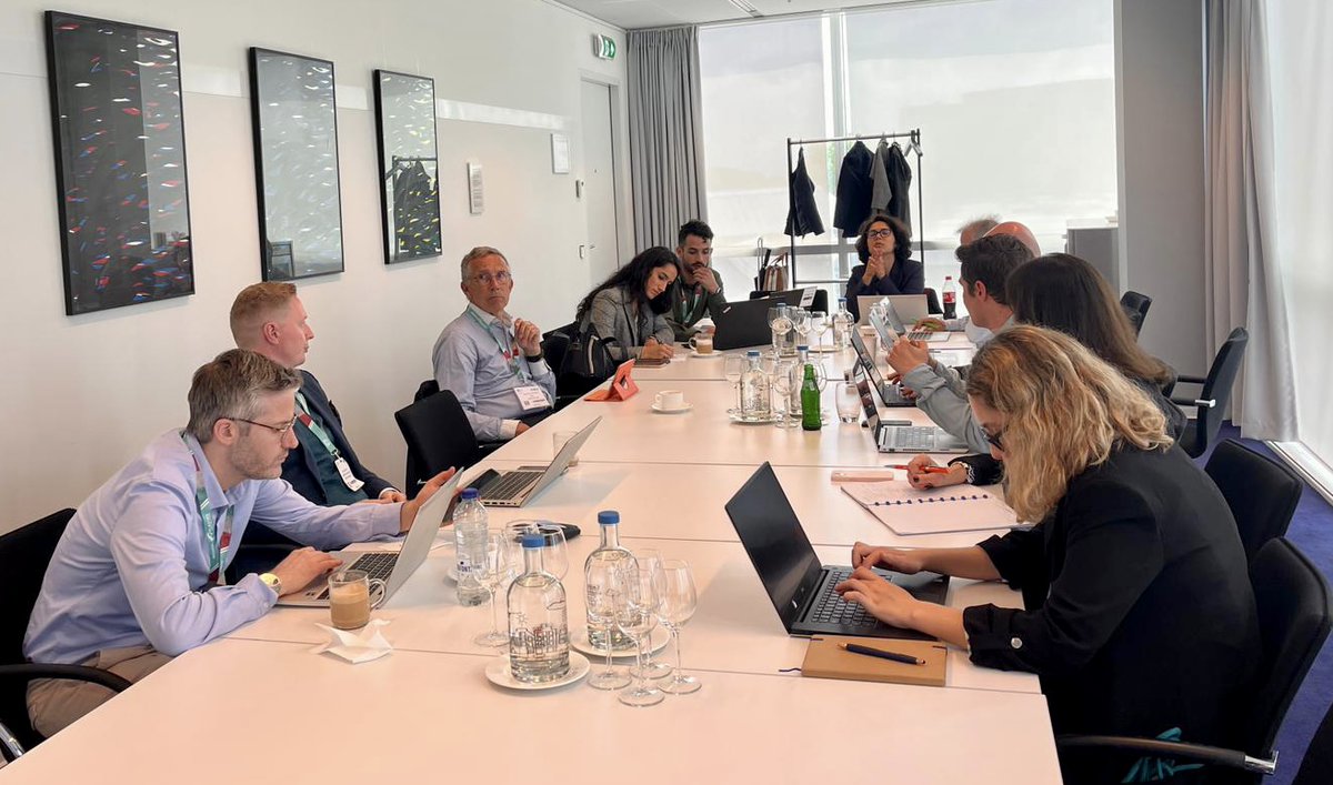 reciclajeFER's tweet photo. Nuestro presidente @IonOlaeta y nuestra directora @Aliciagfranco participan en la reunión de la División de plásticos (#EPRB) de @EuRIC_Recycling que se celebra en Amsterdam coincidiendo con la Plastics Recycling Show Europe 2023 #PRAE2023 https://t.co/tSjcwRtPSr
