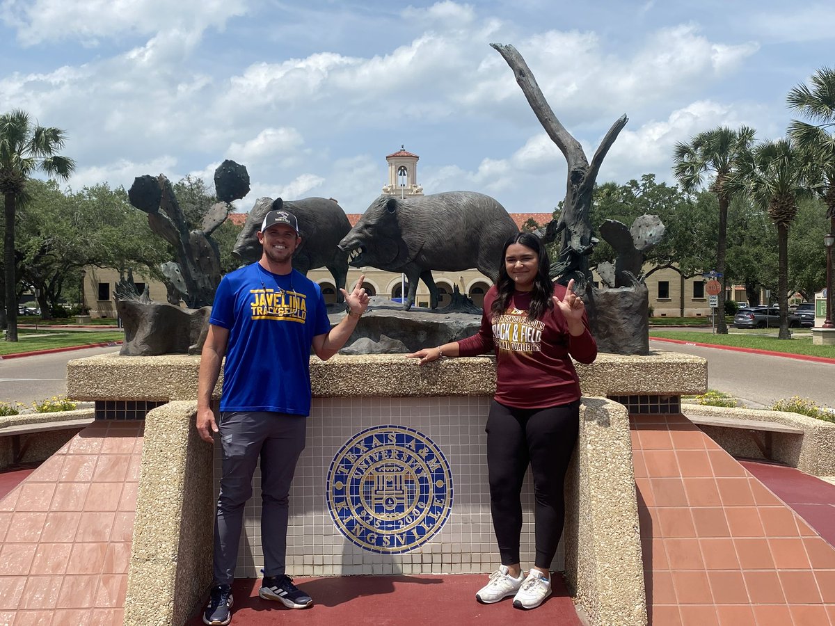 KarinaA51750424's tweet photo. I would like to announce that after a visit with Coach Petrocchi at Texas A&amp;M kingsville I will be continuing my athletic and academic career as a Javelina 💙🐗! @JavelinaTFXC @LFTrackandField @LFCISDathletics @CoachDall https://t.co/lYgGgYiofk