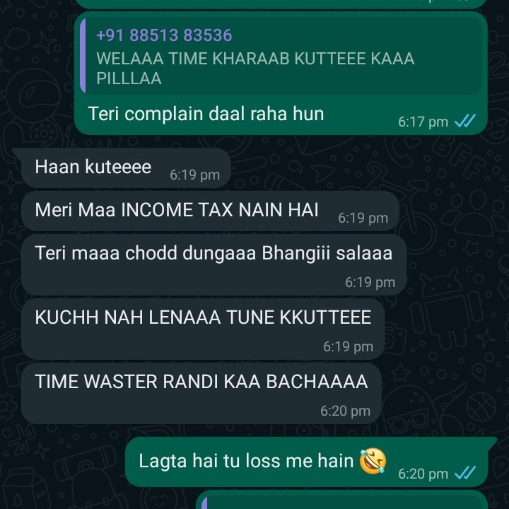 ImDavyJones1's tweet photo. Dear #Indiamart have a what kinda sellers you're holding in your business inventory???  
@IndiaMART
  this men is using abusive language... Kindly take a strong action against this seller https://t.co/w0jyHEnrDD