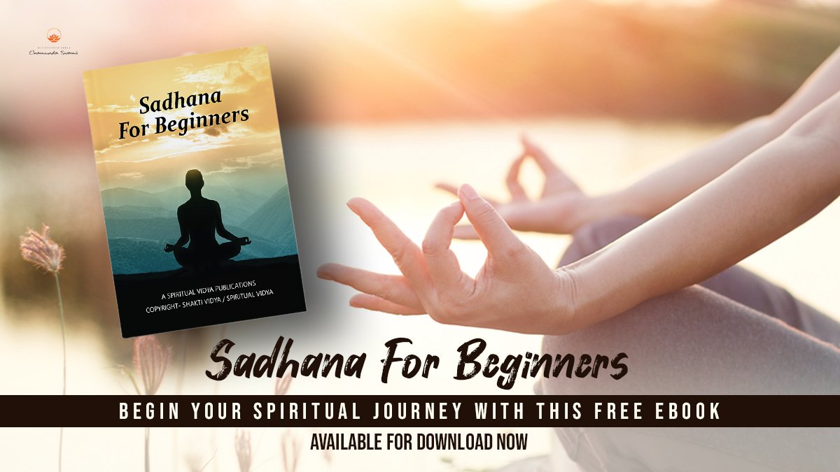 chamundaswami_'s tweet photo. Sadhana for Beginners, an enlightening e-book by Spiritual Vidya Publications, is now available for download. 

In this ebook, we have simplified the process and explained the basics in detail. 
 
https://t.co/Uq7PbrLnhb

#ChamundaSwamiJi #CSJ
#PDF #ebooks #sadhana #mantra https://t.co/X4174bFIeN