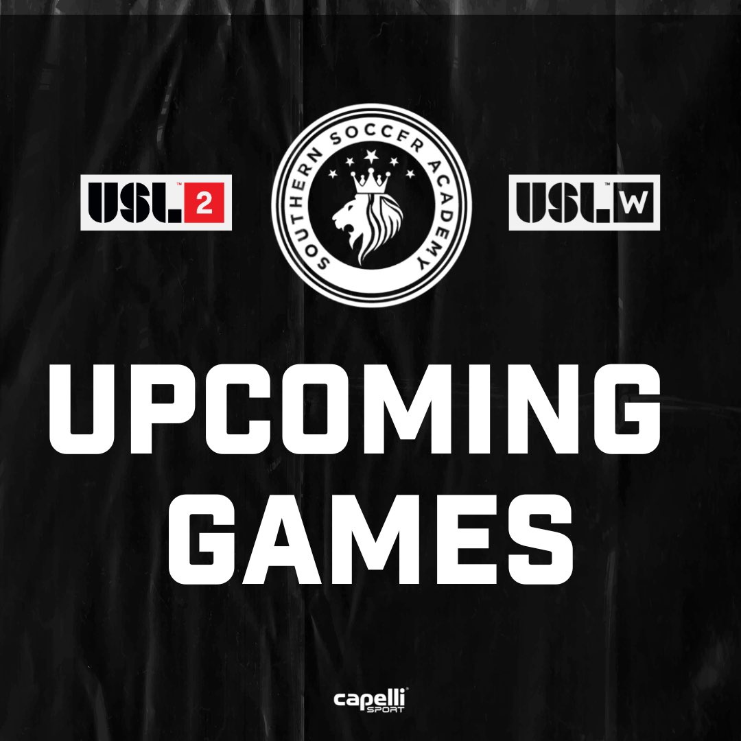 _ssasoccer's tweet photo. 𝐔𝐏𝐂𝐎𝐌𝐈𝐍𝐆 𝐆𝐀𝐌𝐄𝐒 🦁👑🔹

Check out our upcoming games for our @uslleaguetwo &amp; @uslwleague teams! 

Be sure to SAVE THE DATE and join us at Marathon Park to support your Kings &amp; Royals 👑⚽️

#Pathway2Pro #ForTheW https://t.co/cbfqPNE1iI
