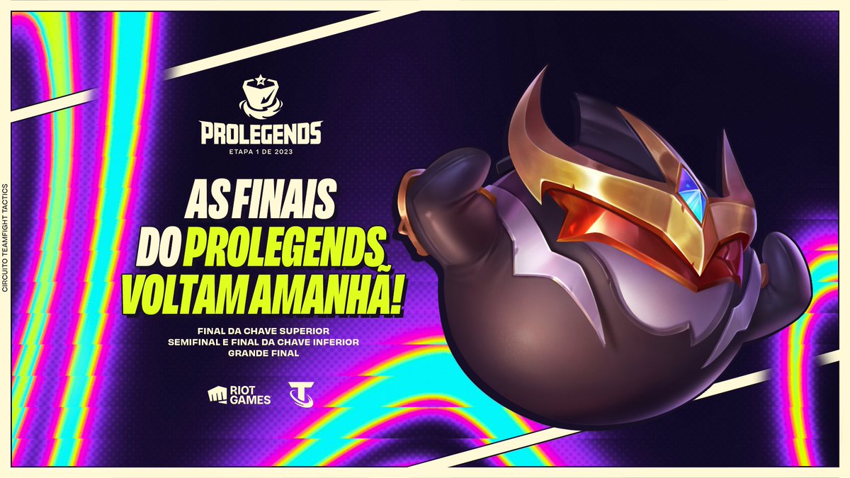 TFTBrasil's tweet image. Últimas entregas das Finais do #ProLegends chegando. 🛵

O pacote inclui:

⬆  12/05 às 17h BRT: Final da Chave Superior
⬇  13/05 às 13h BRT: Semifinal e Final da Chave Inferior
🏅14/05 às 13h BRT: Grande Final

Assista em:
📺 youtube.com/@TFTBR | twitch.tv/RiotGamesBrasil