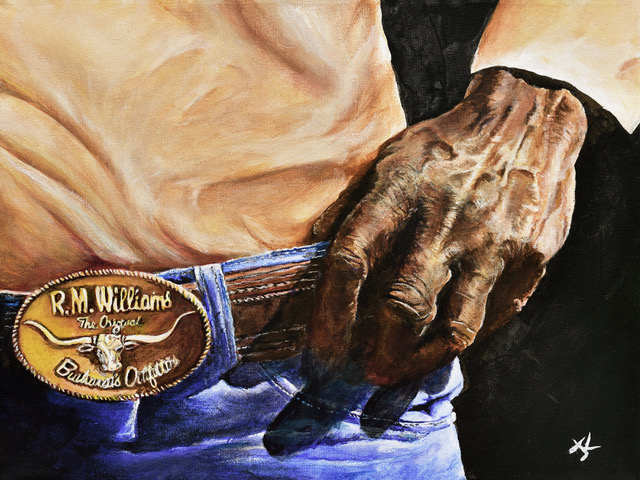 Very excited to see John Ned Kelly's entries in the show this year.
Stockman Stepping Out pictured here.

Opening night Friday May 26th 7.00pm 
stickytickets.com.au/058ba/48th_arm…